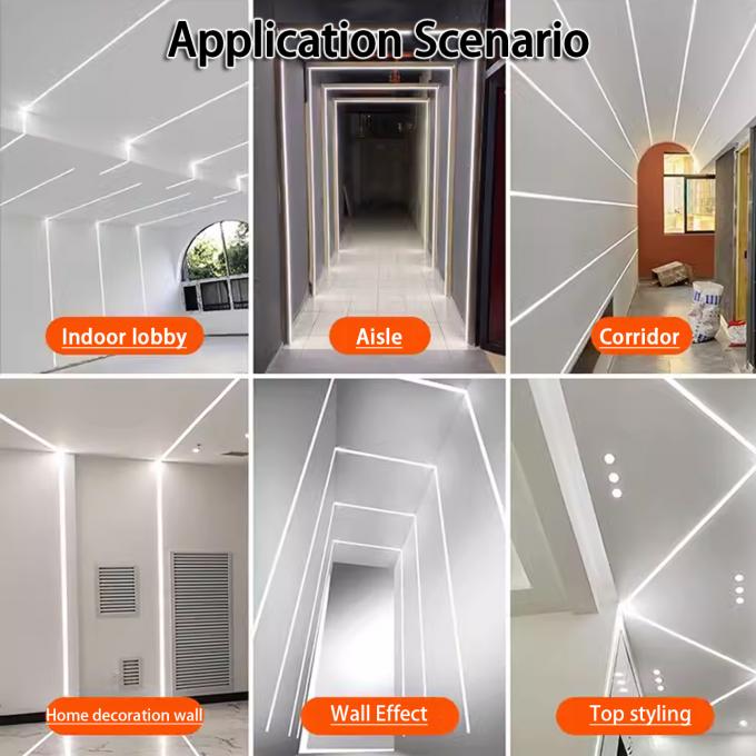 Embedded Linear Led LED Surface Mounted Linear Light Aluminum Groove Embedded Ceiling ...