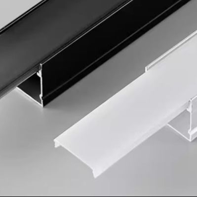 PMMA Opal Matte Diffuser Aluminium LED Strip Good Thermal Conductivity