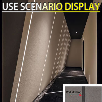Led Ceiling Trough Linear Light Embedded Black LED Gypsum Ceiling Light Trough Living Room ...